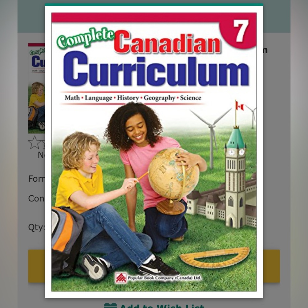 🌞 Sale 3 for $15  Gr 7 Complete Canadian Curriculum/ math skills